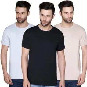 Derby Combo Pack of Men's Round Neck Casual T-shirts