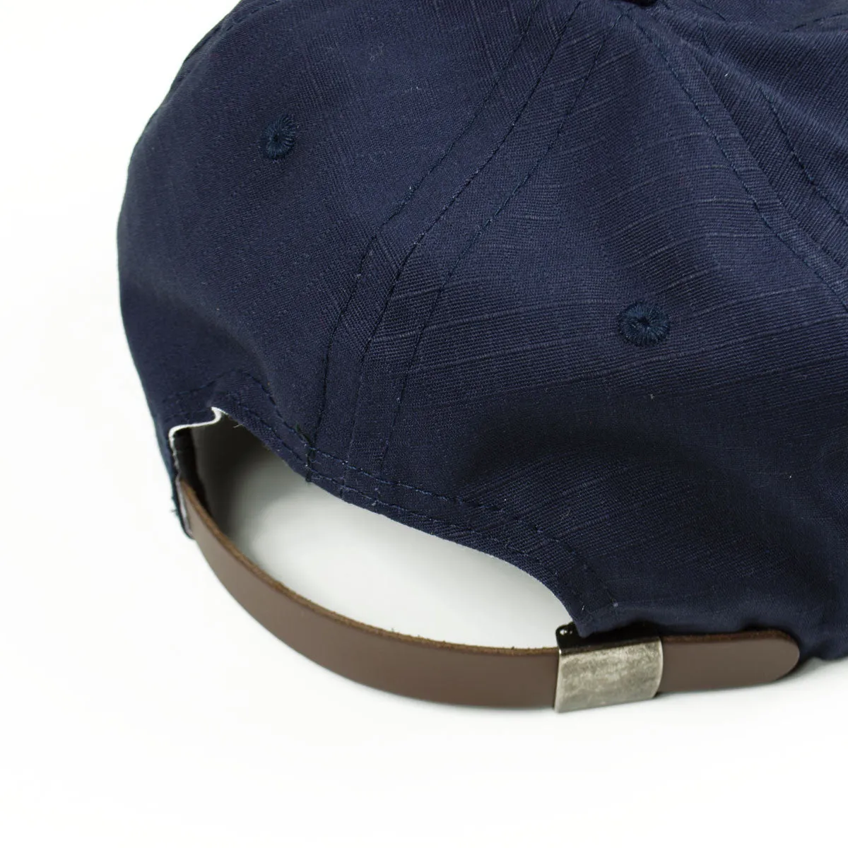 Ebbets - Basic Adjustable Cap - Navy Ripstop Cotton