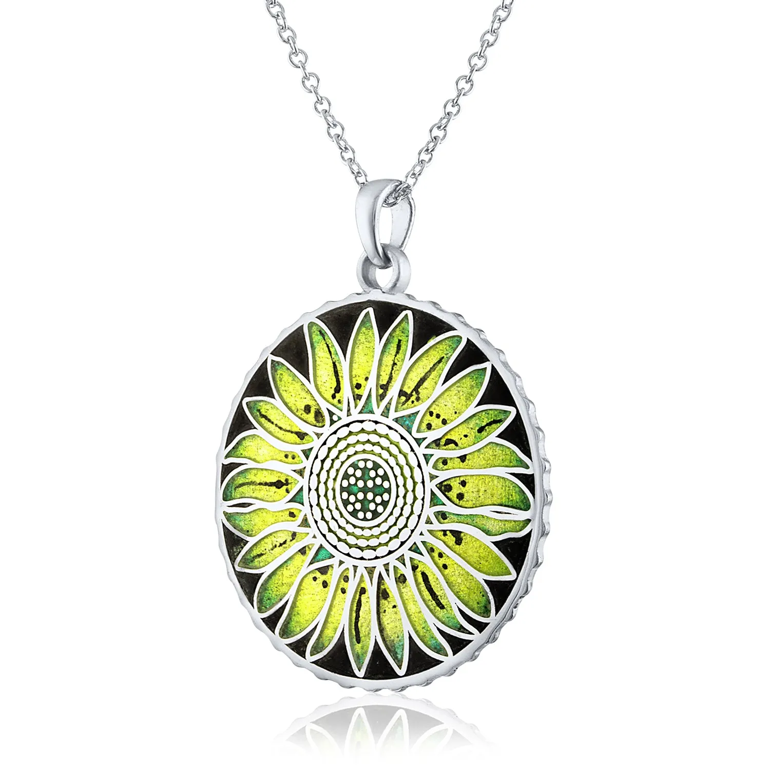 Enamel Limited Edition Flower Series Sunflower