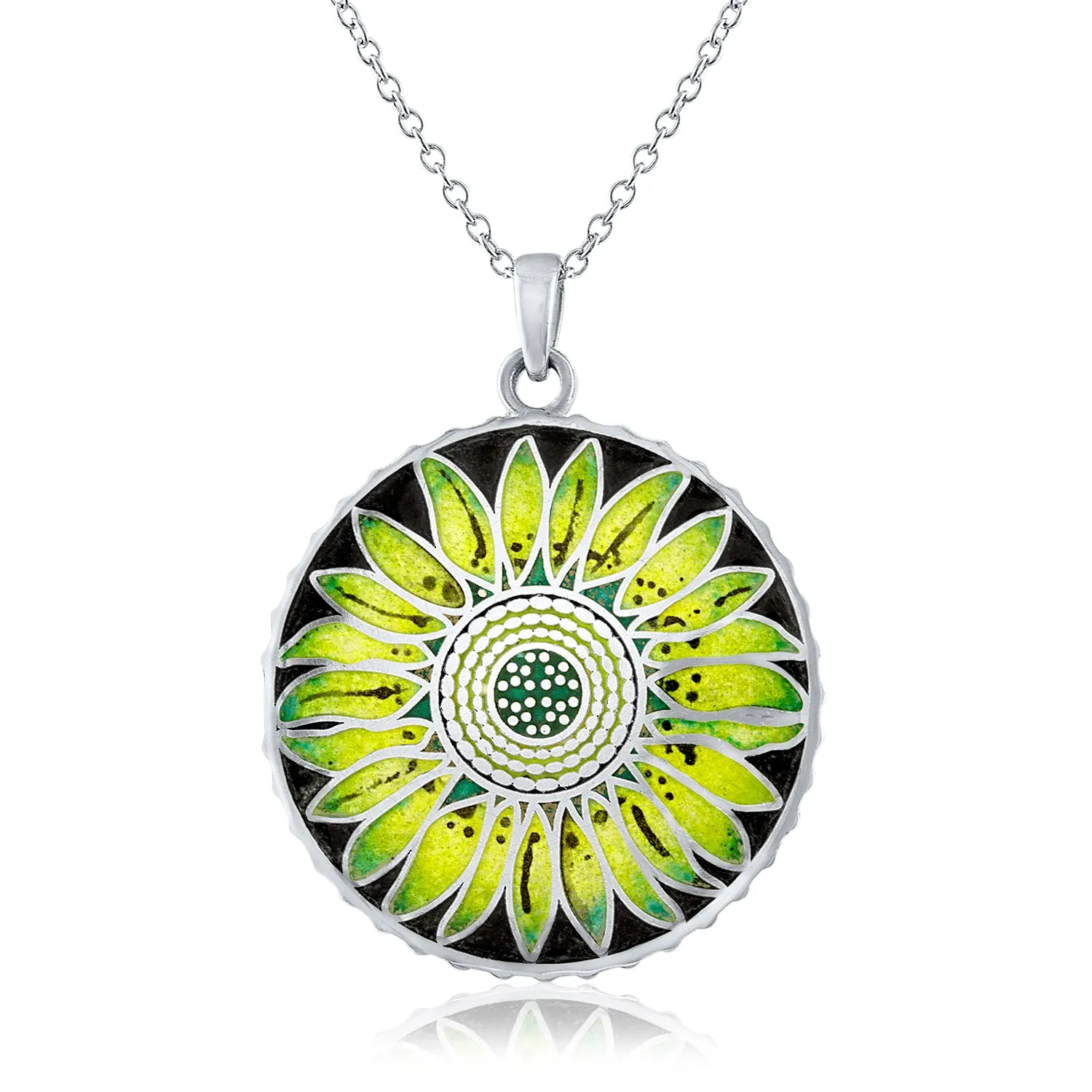 Enamel Limited Edition Flower Series Sunflower