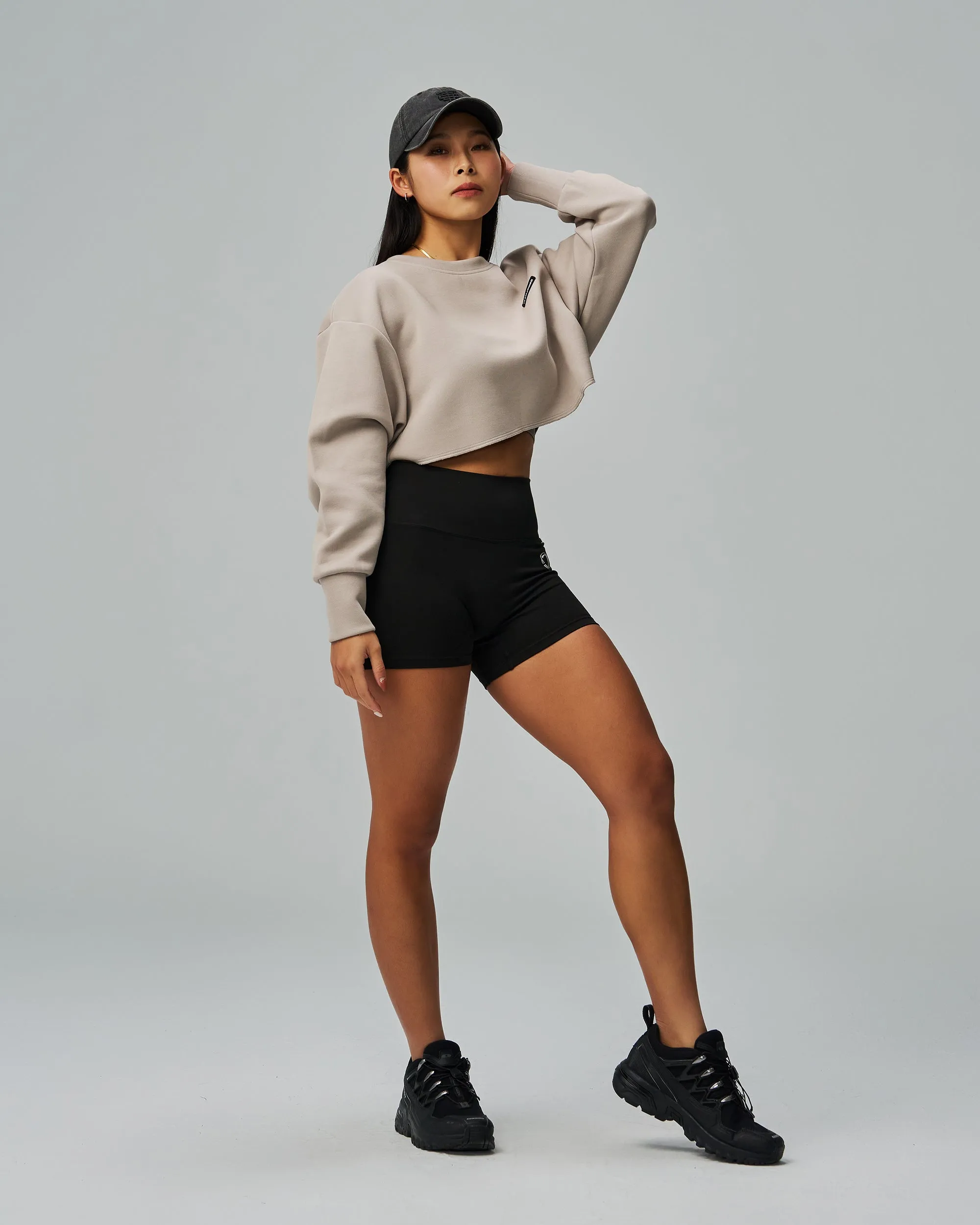 Everyday Label Crop Long Sleeve