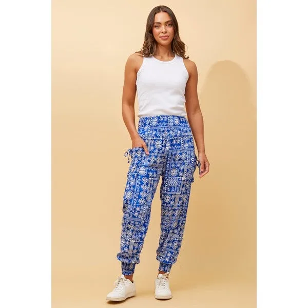 FLORAL BOHO HAREM PANTS