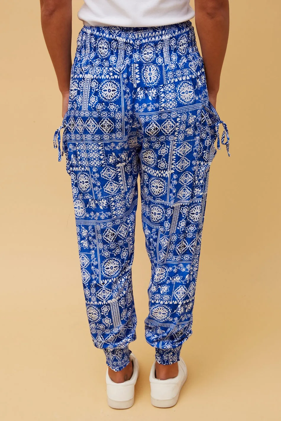 FLORAL BOHO HAREM PANTS