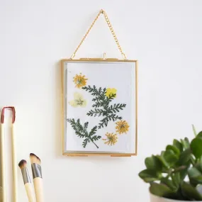 Gold Floral Hanging Picture Frame