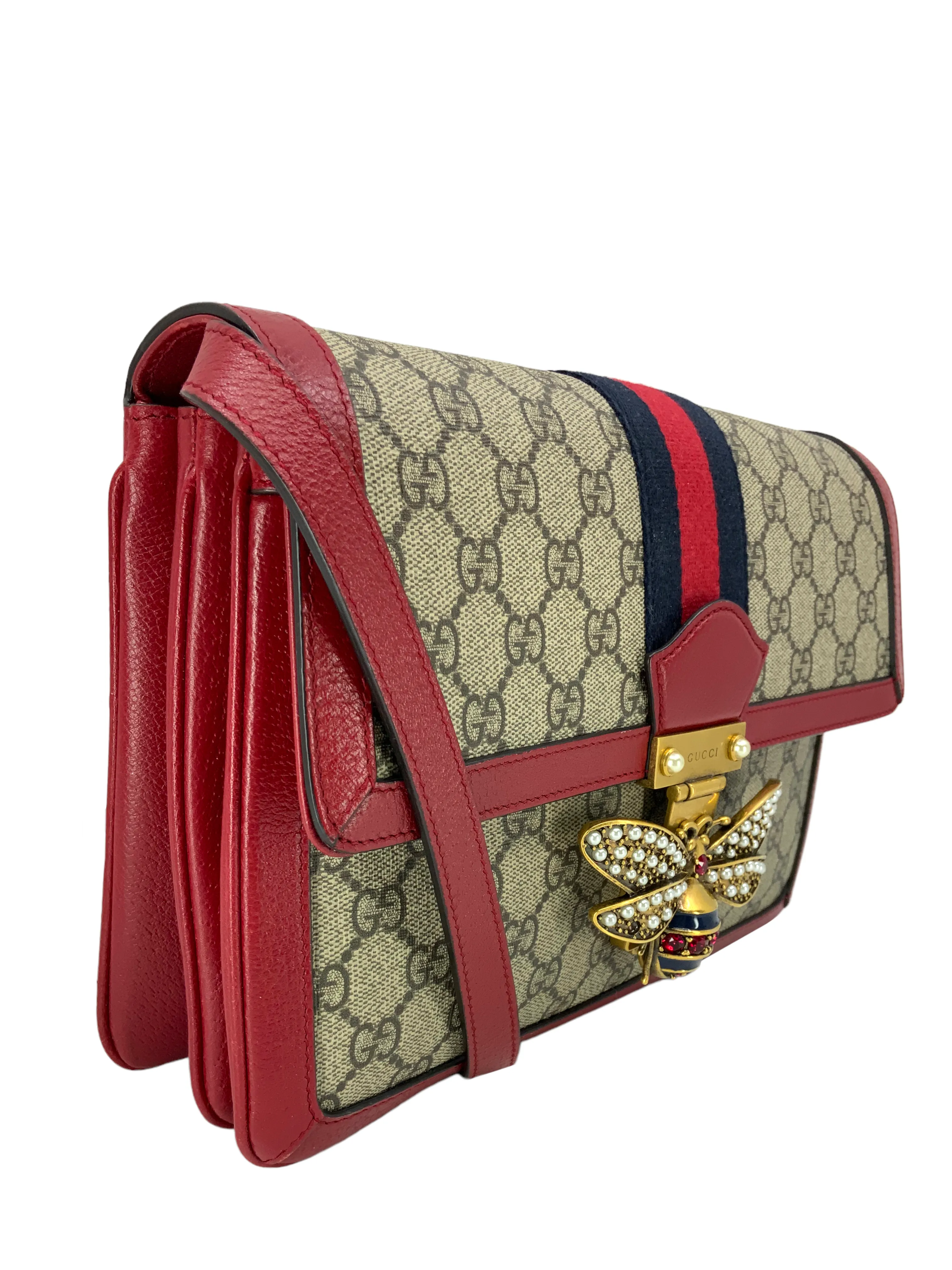 GUCCI GG Supreme Canvas Queen Margaret Shoulder Bag