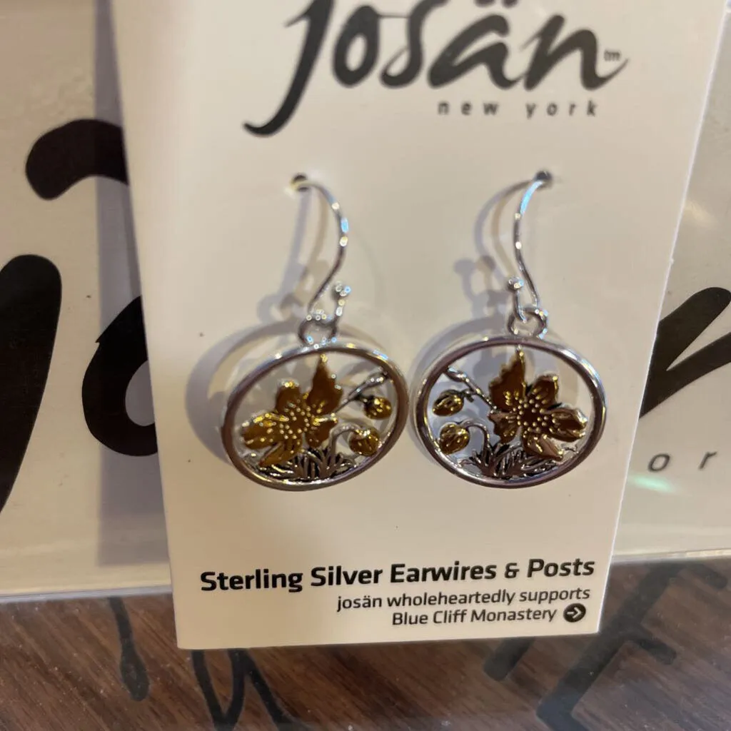 Josan SSW Blooming Gold Flower Earrings