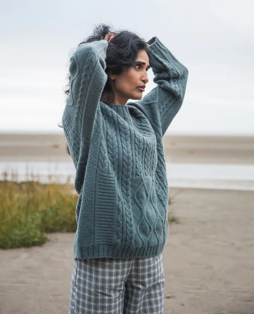 Kirstin Lambs Wool Jumper In Sage