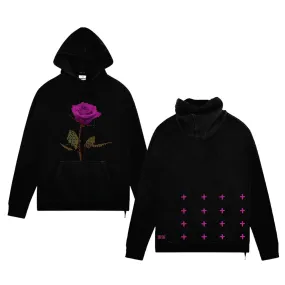 Ksubi Pixel Flower Black Hoodie