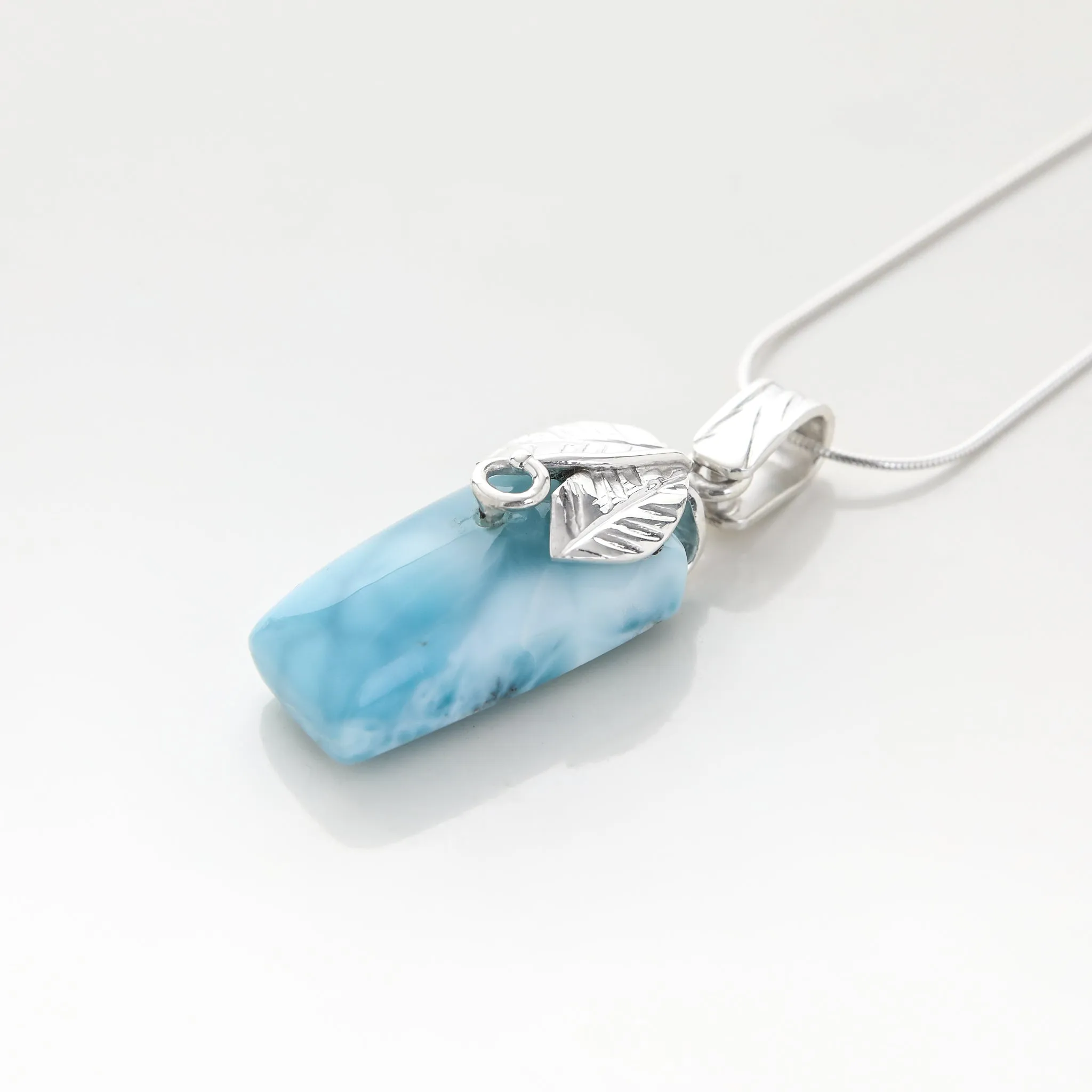 Larimar Pendant Clover