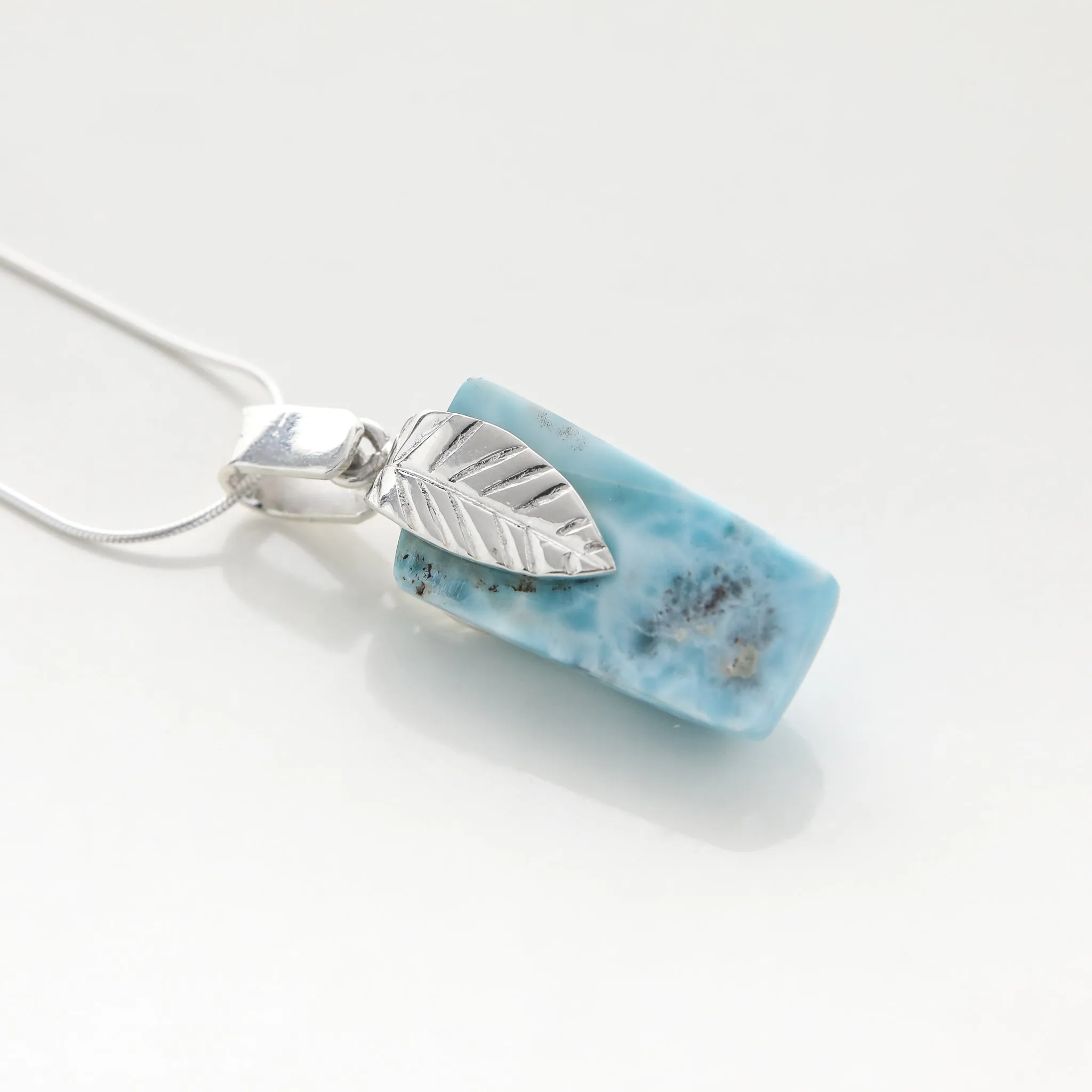 Larimar Pendant Clover