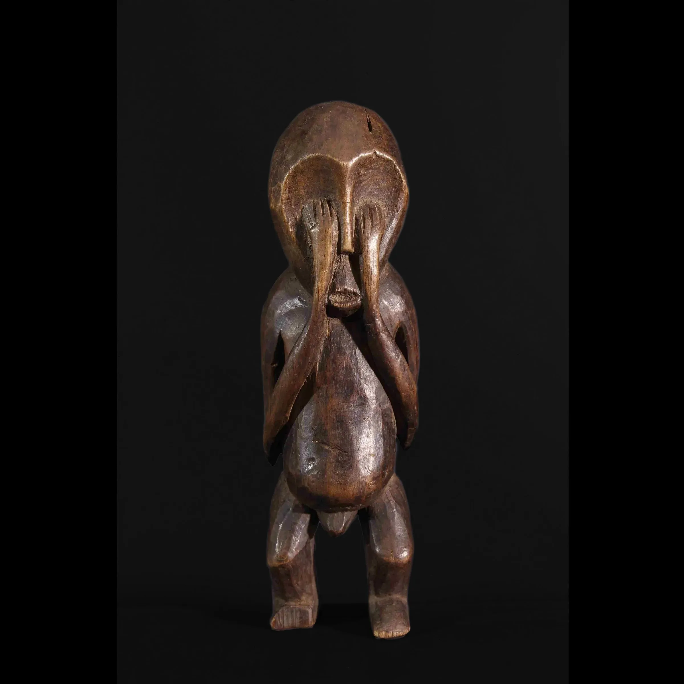 Lega Bwami Wooden Figure, Congo #16