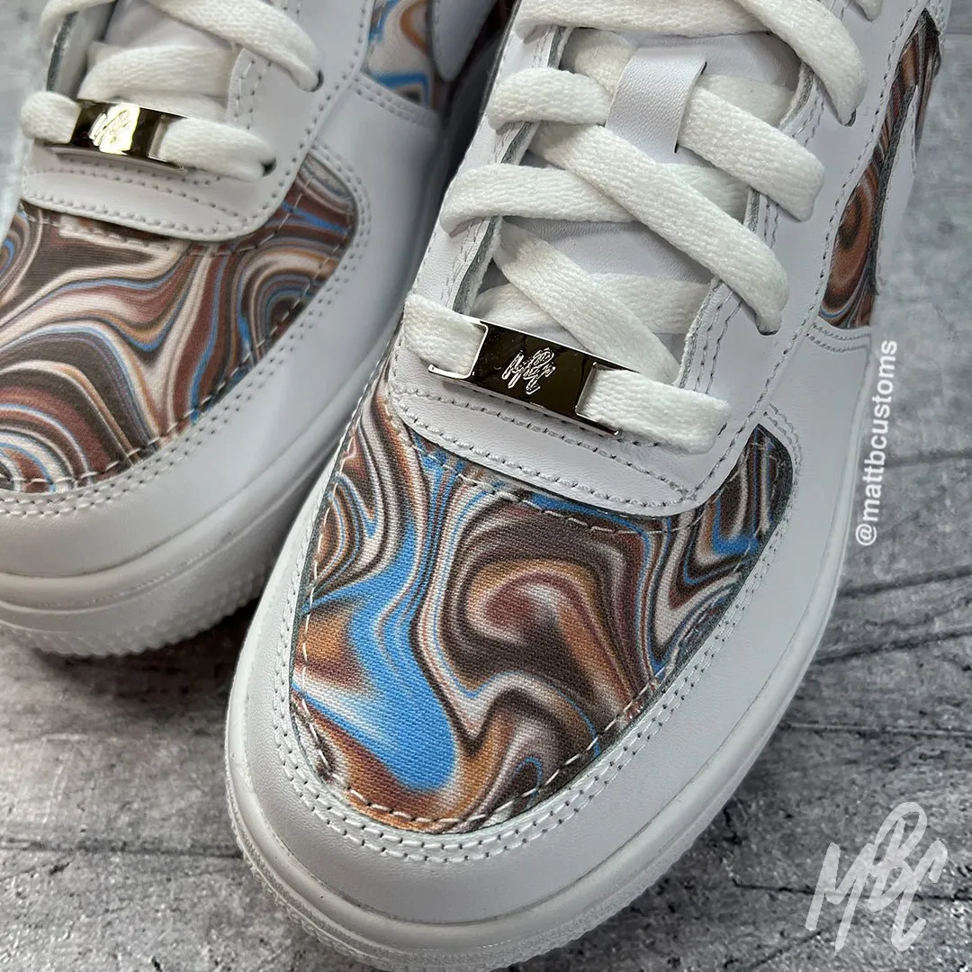 Liquid Marble - Air Force 1 Custom