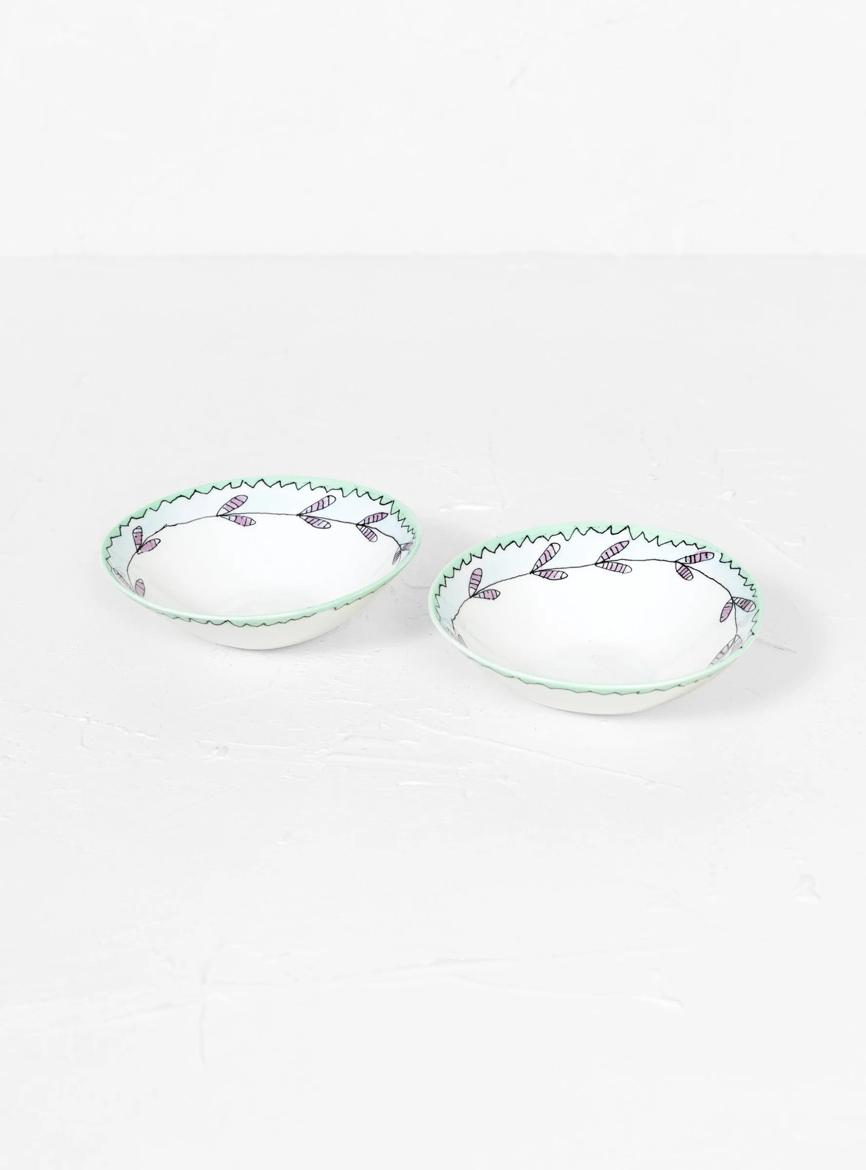 Low Bowl S Blossom Milk Set