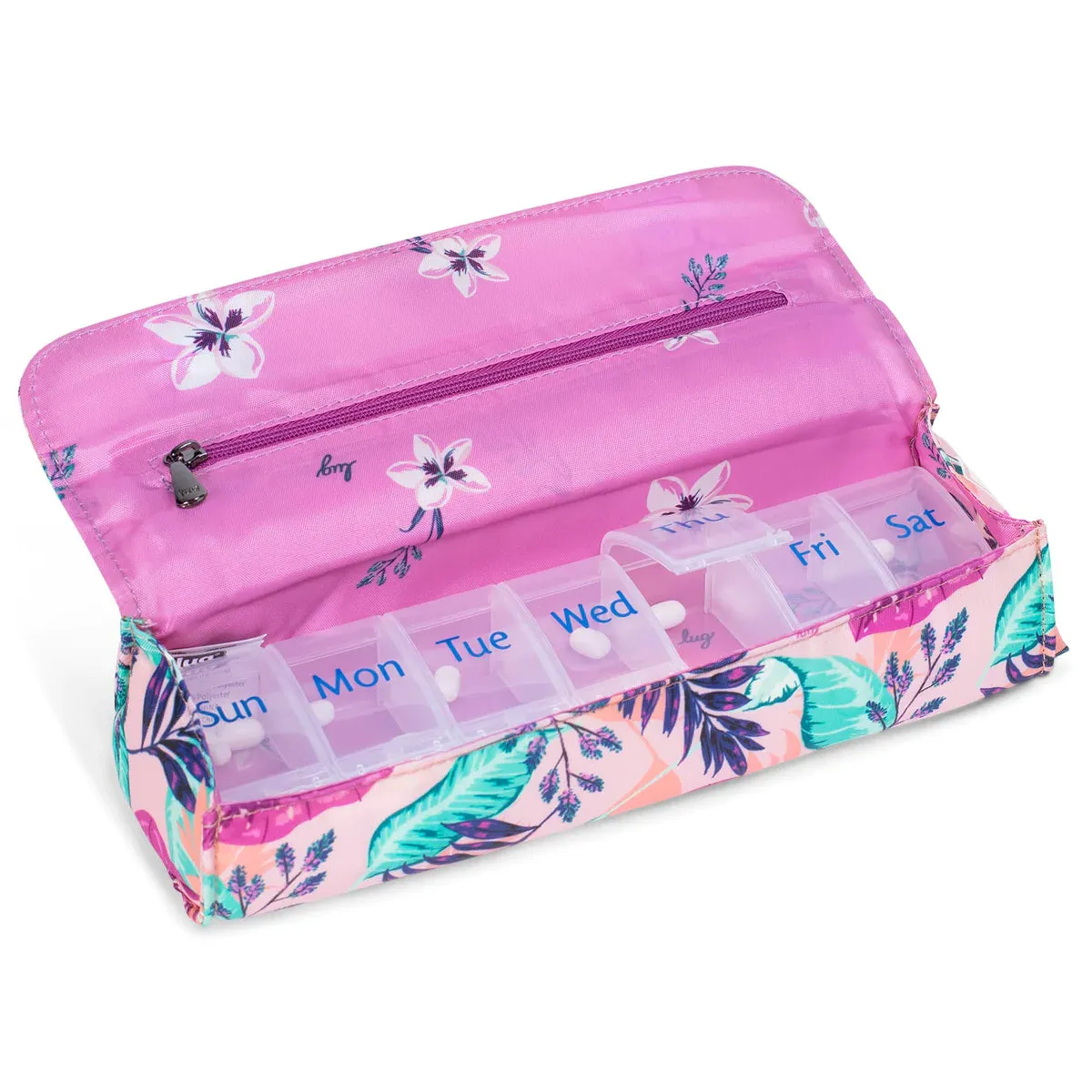 LUG Choo Choo XL Pill Organizer in Love Stripe Multi