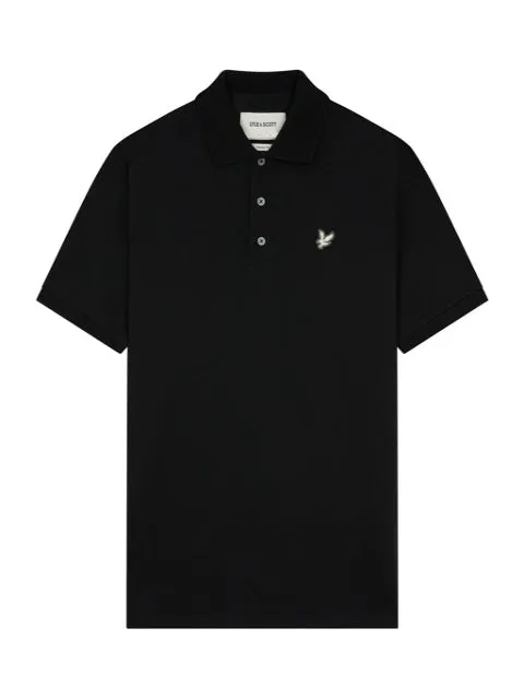 Lyle & Scott Premium Vintage Flatback Tipped Polo Shirt/Lacquer - AW23