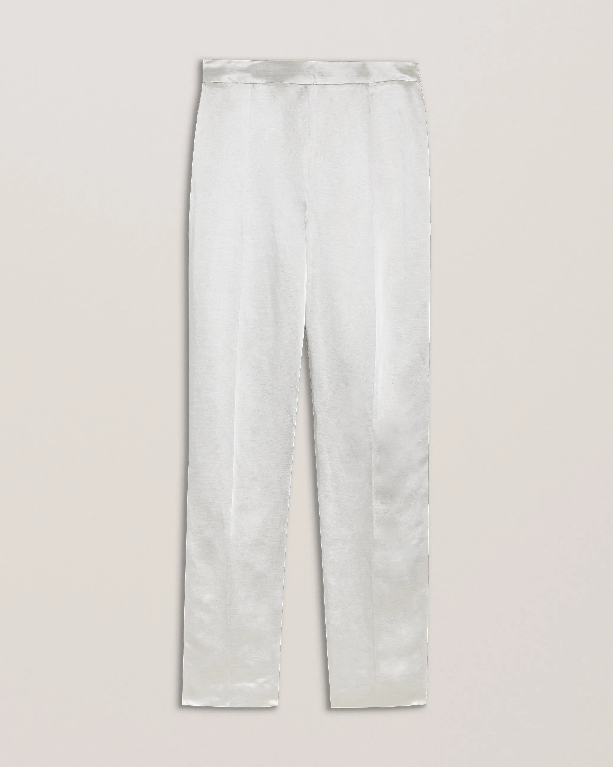 Masarut Slim Leg Tailored Trouser Ivory