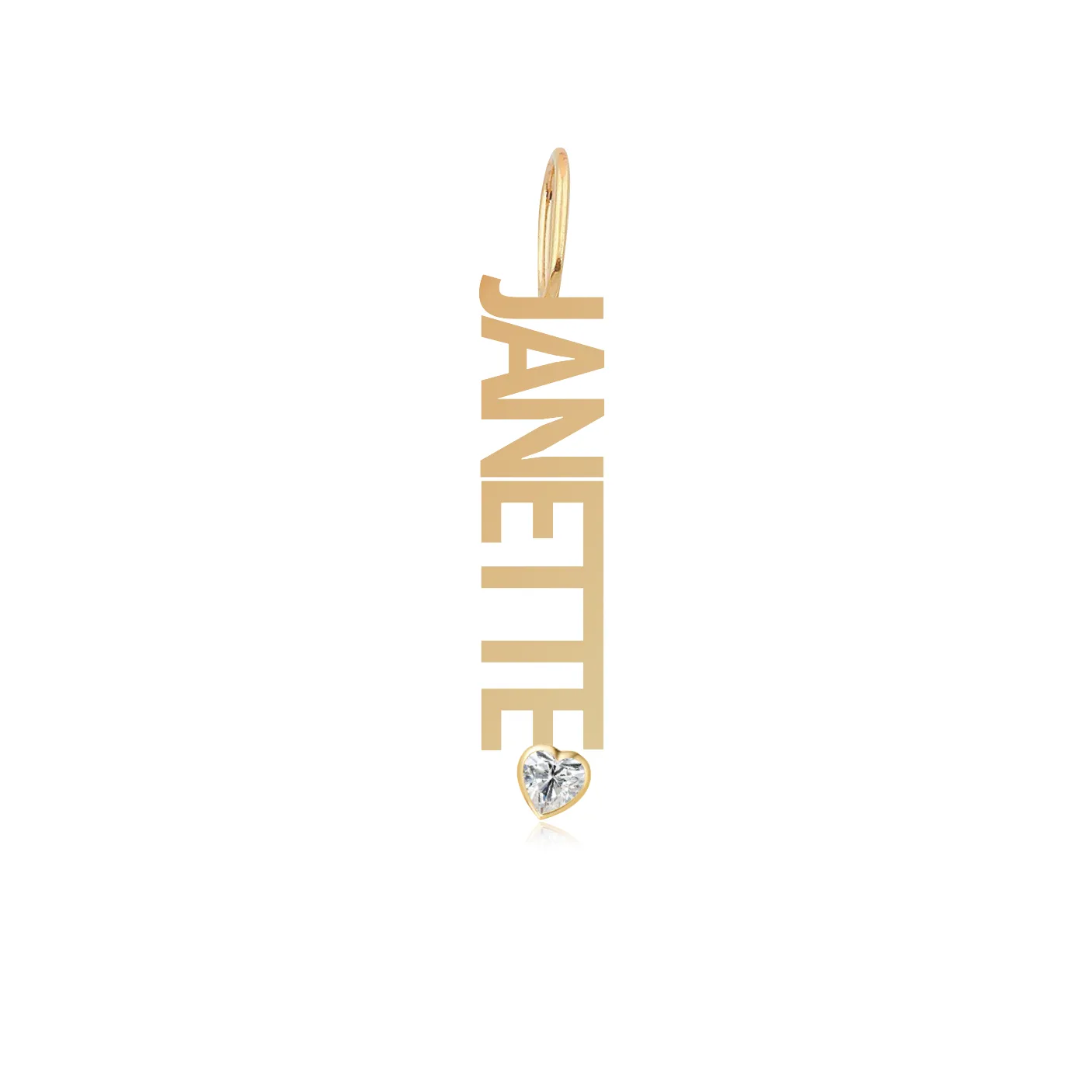 Mixed Shape Custom Name Charm