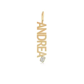 Mixed Shape Custom Name Charm