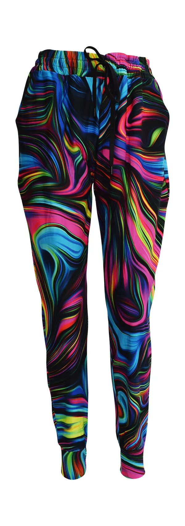 Neon Swirl Joggers