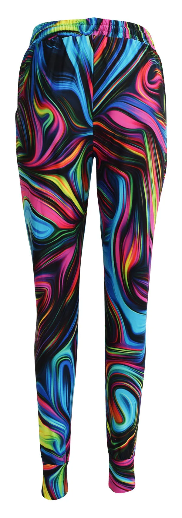 Neon Swirl Joggers