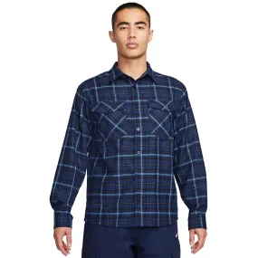 Nike SB Flannel Shirt Midnight Navy