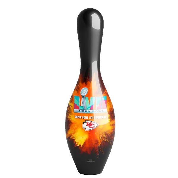 Ontheballbowling NFL KC Chiefs SB LVII Championship Bowling Pin