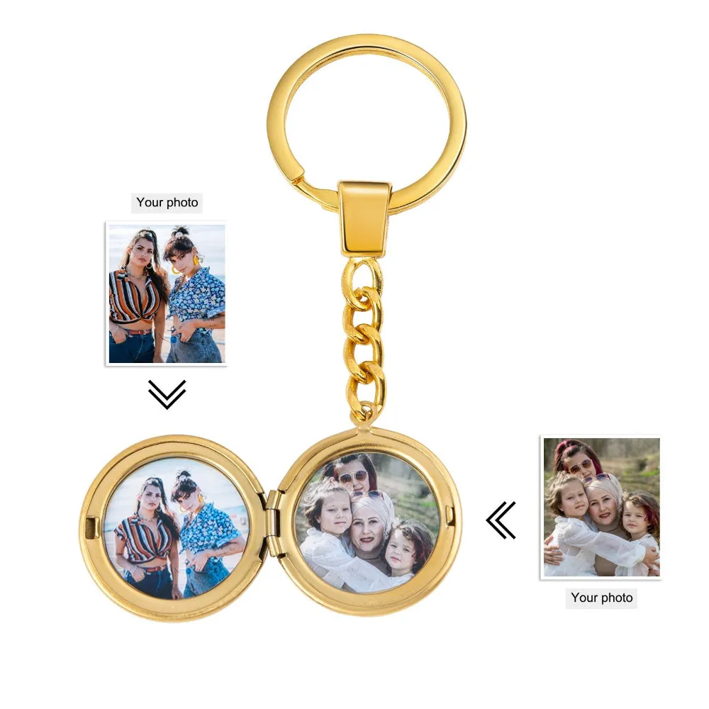 Personalized Custom Photo Keychain For Women