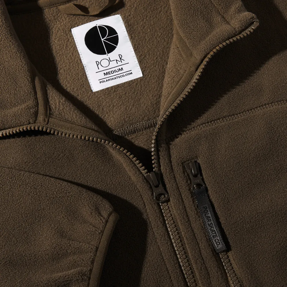 Polar Skate Co. Basic Fleece Jacket (Brown)