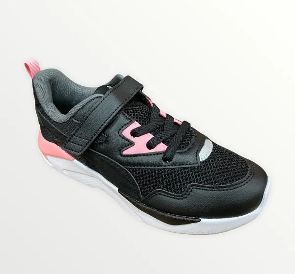 Puma girl's sneakers shoe X-Ray Lite AC PS 374395 17 black pink