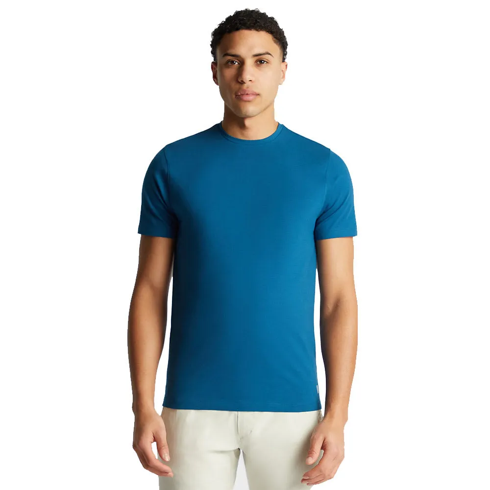 Remus Uomo Stretch Cotton Tee | Dark Turquoise