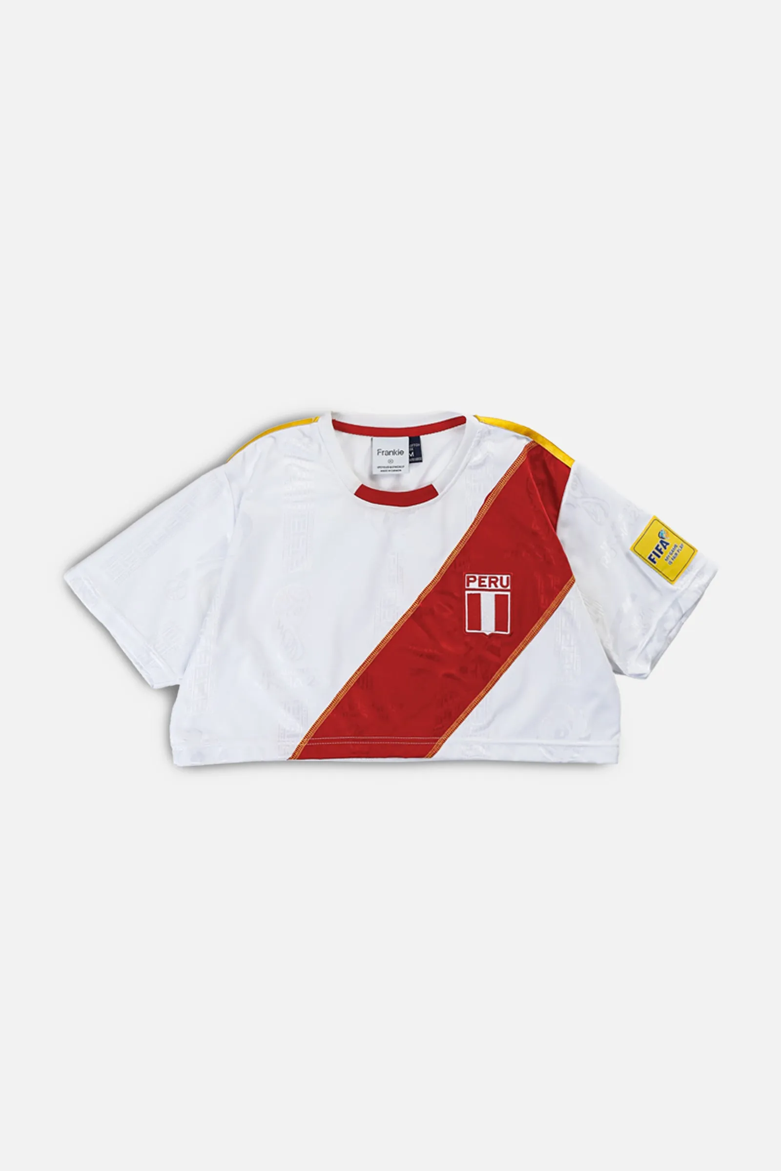 Rework Crop Peru Soccer Jersey - M