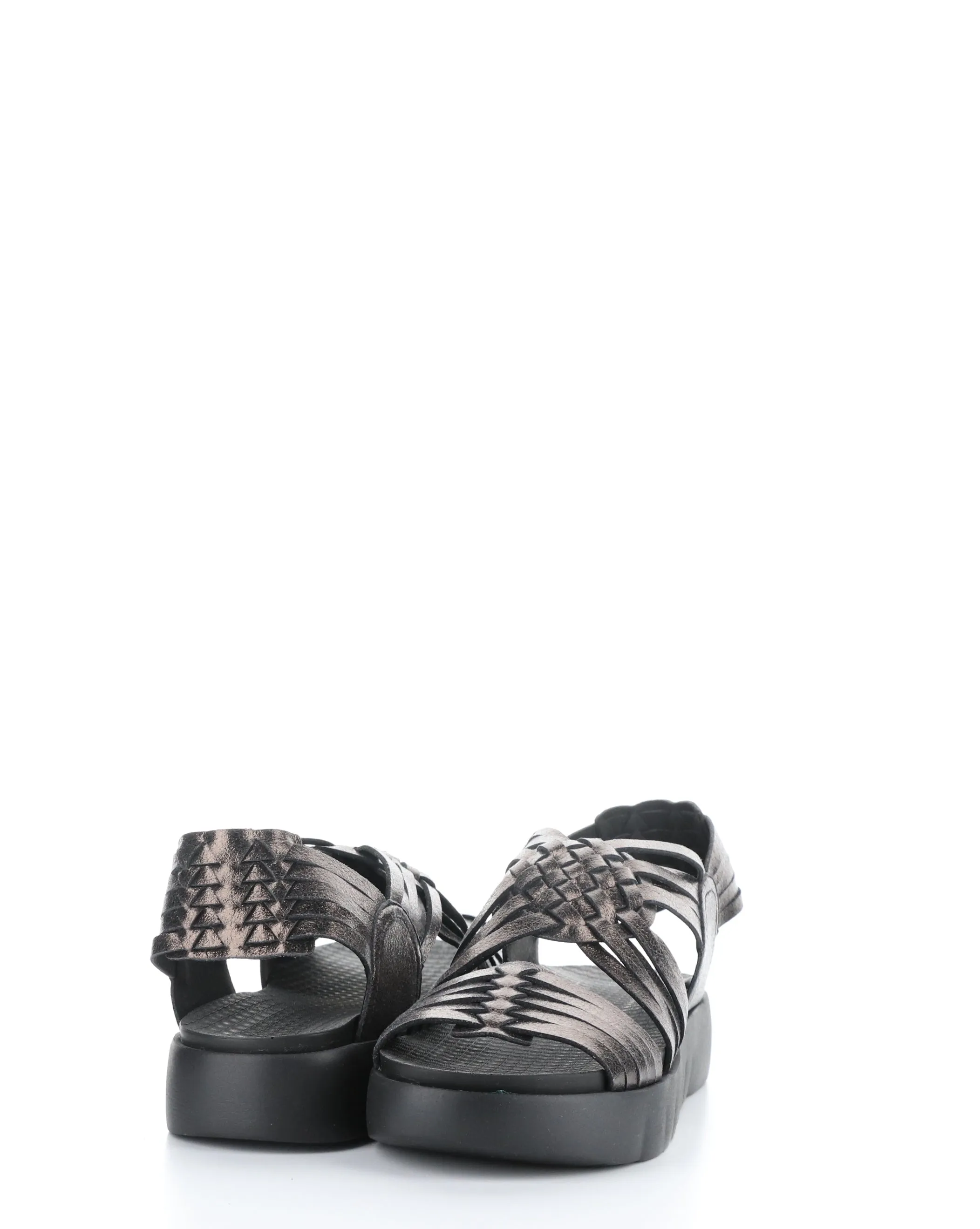 RIZER GUN METAL Round Toe Sandals