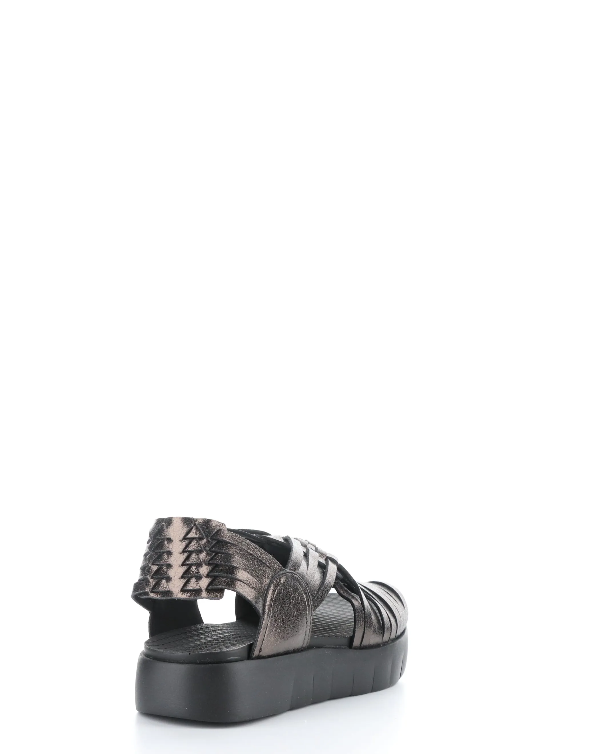 RIZER GUN METAL Round Toe Sandals