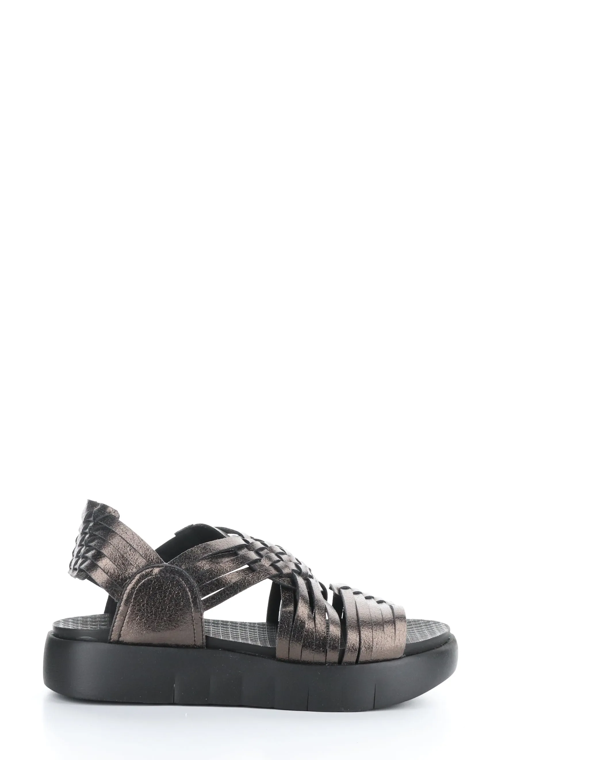 RIZER GUN METAL Round Toe Sandals