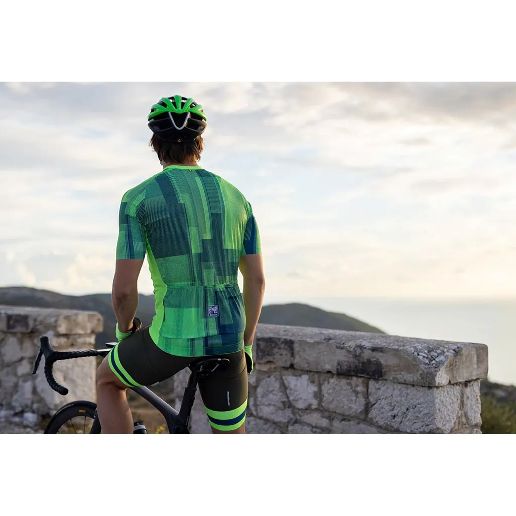 Santini Karma Kinetic Jersey - Fluo Green