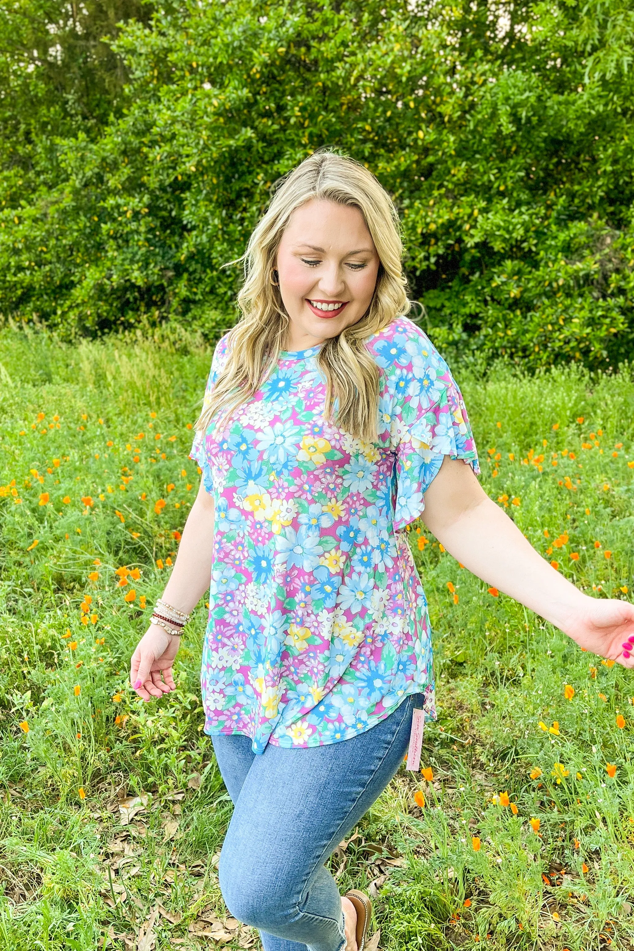 Say It To Me Floral Top