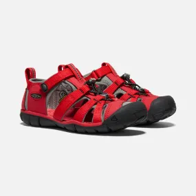 Seacamp II Kids' CNX Active Sandal - Racing Red/Gargoyle