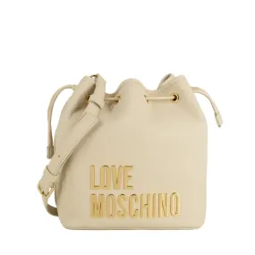 Secchiello a Tracolla LOVE MOSCHINO linea Bold Bag colore Avorio