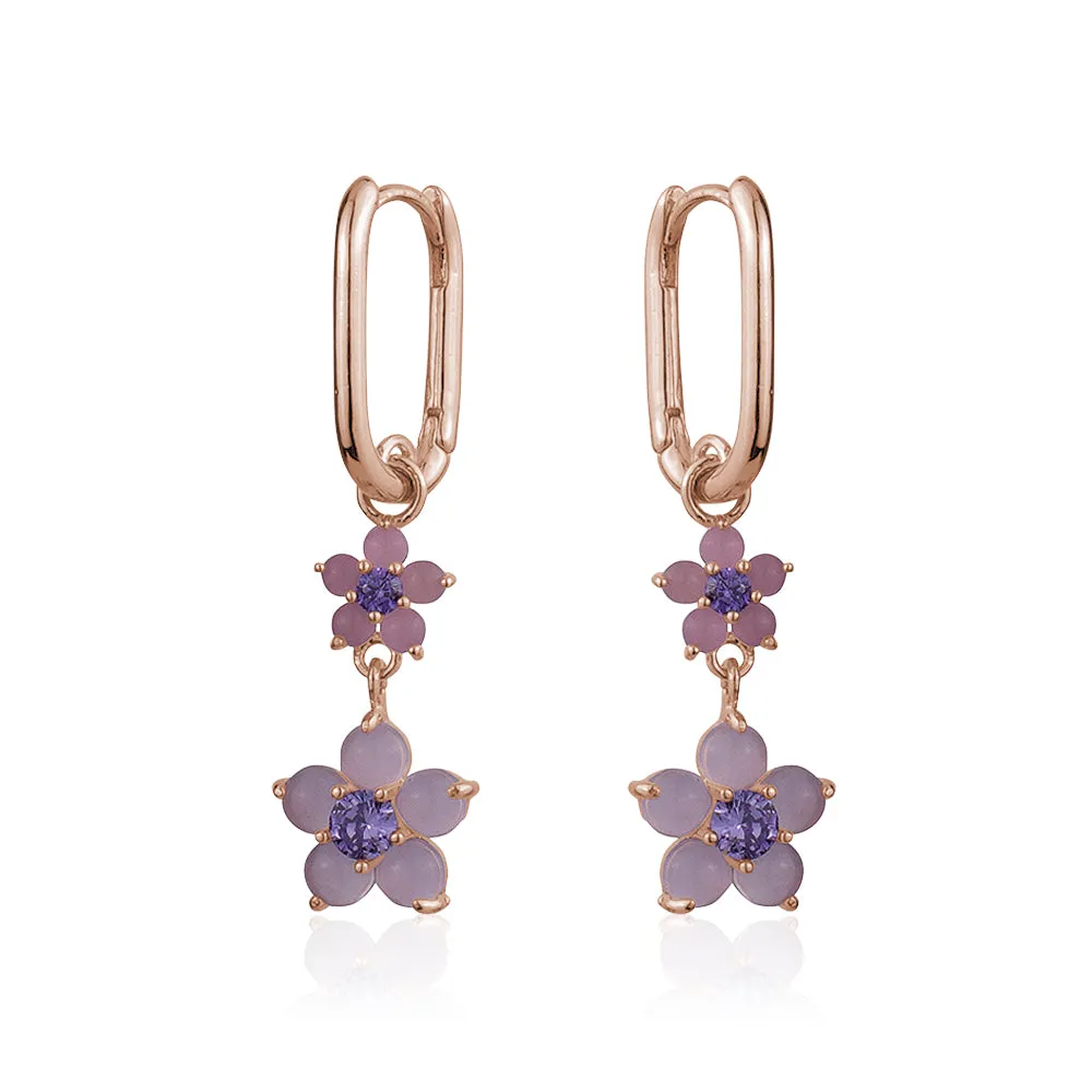 SWEET FLOWER FRENCH HOOPS