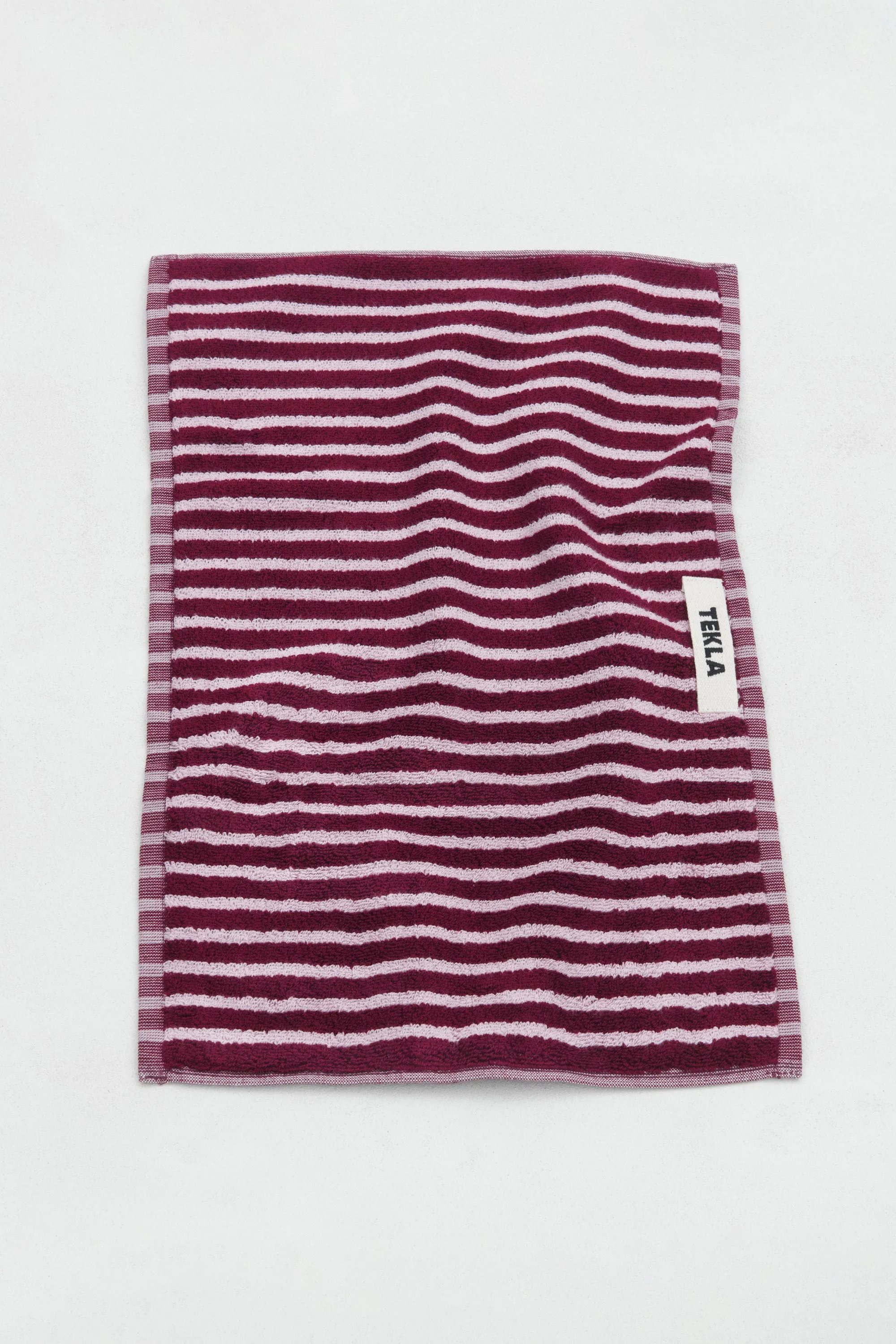 Terry Bath Towel Red & Rose