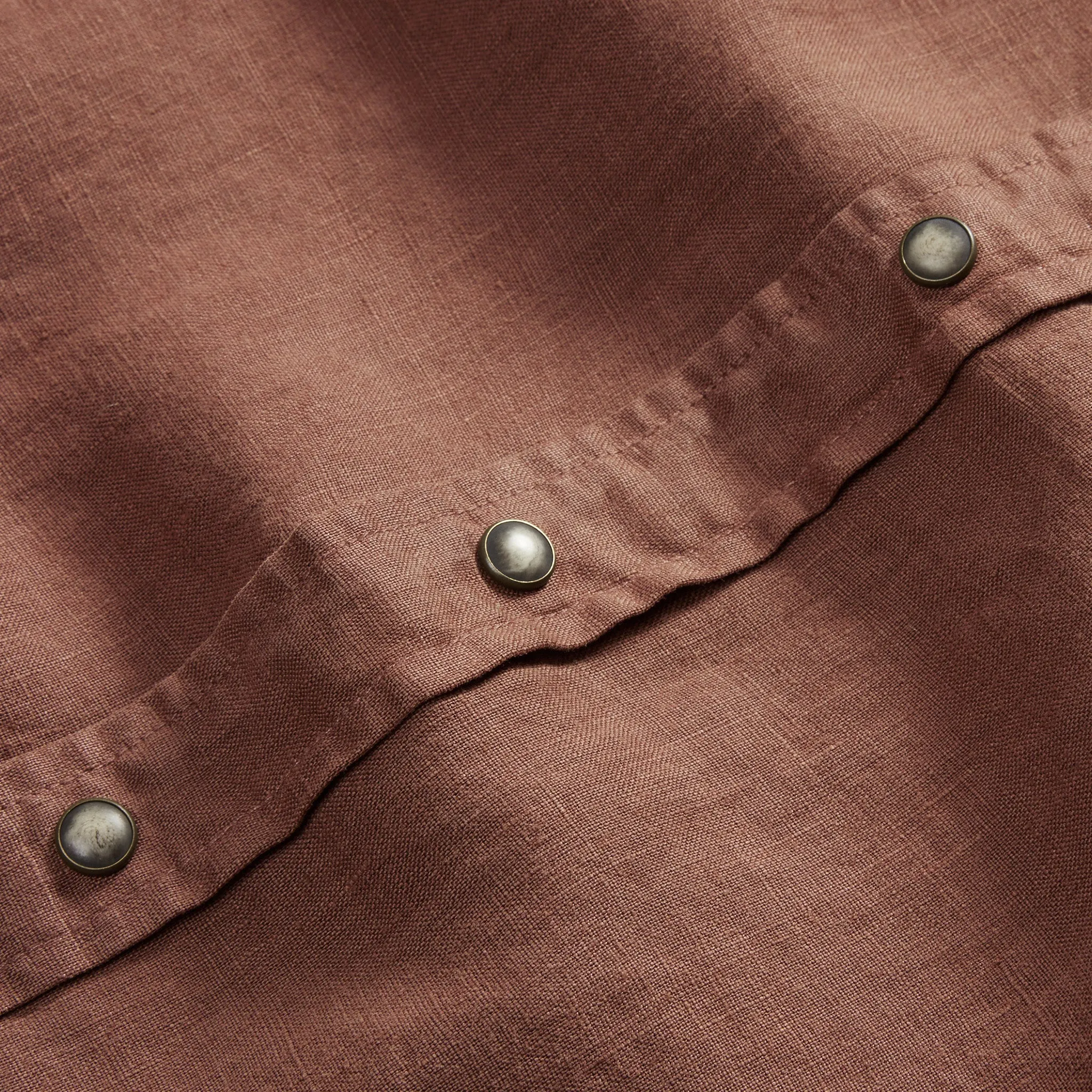 The Short Sleeve Western in Dried Guajillo