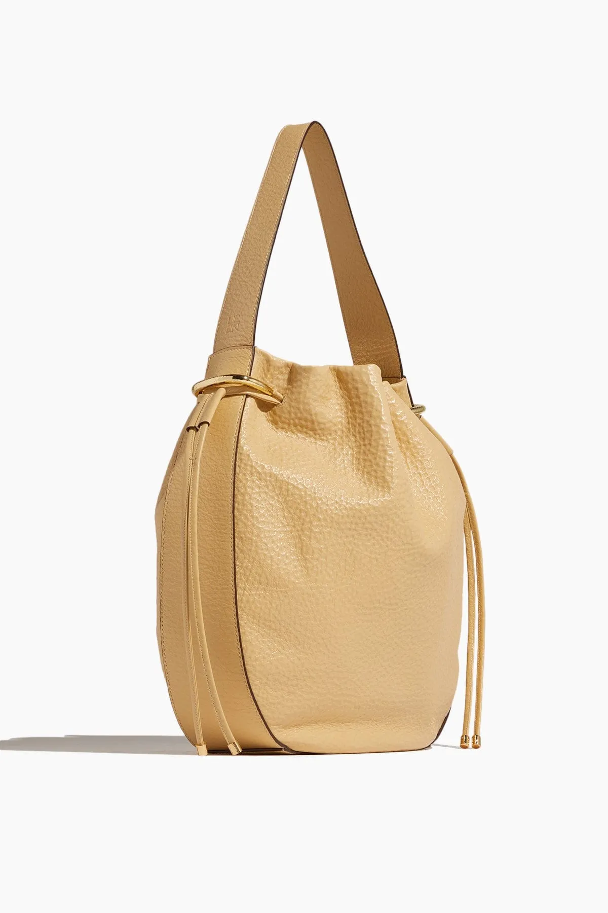 Tilda Ruched Hobo Bag in Wheat