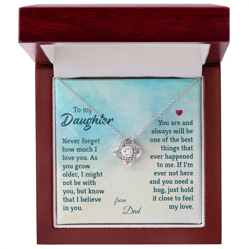 To My Daughter Necklace from Dad, The Best Things That Ever Happened to Me