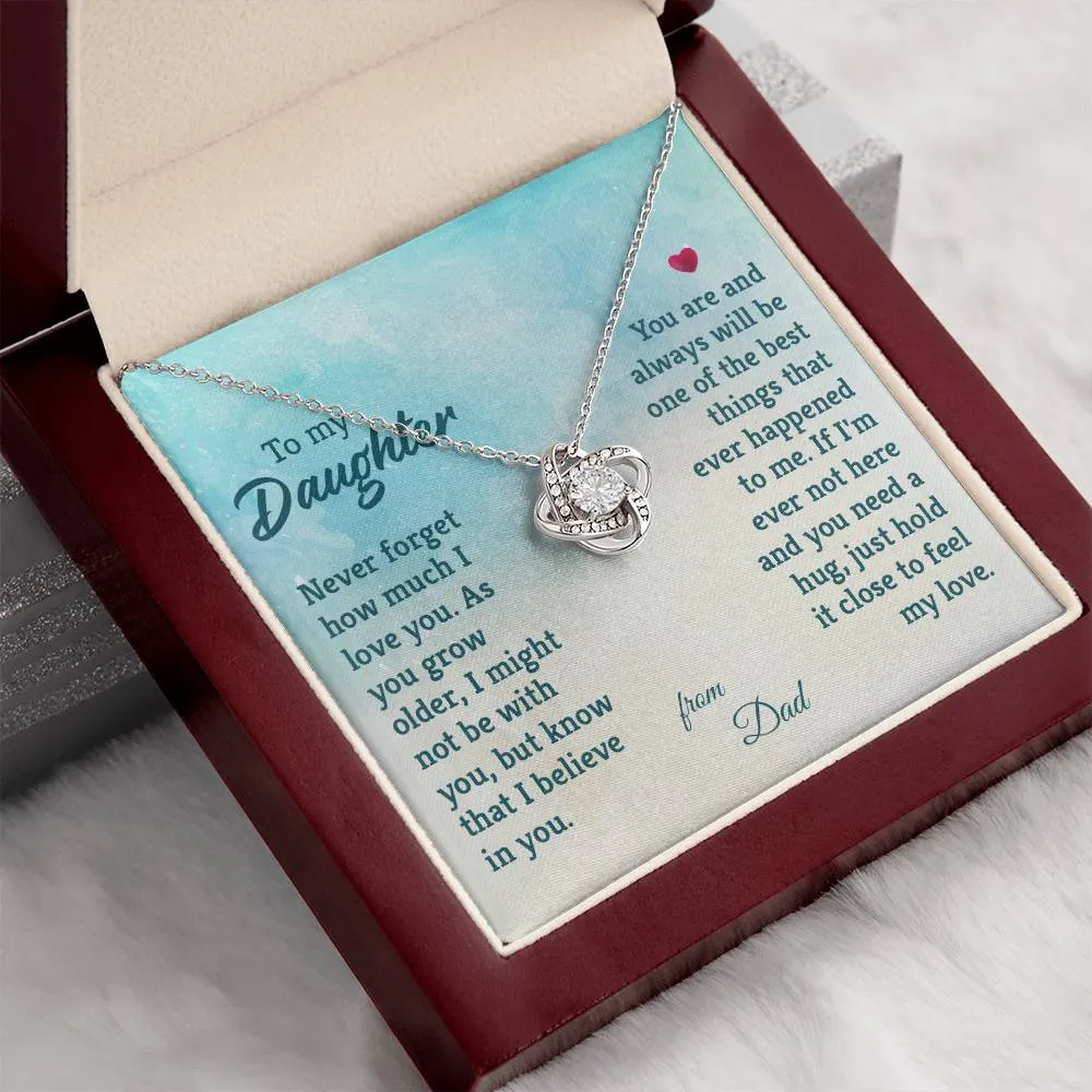 To My Daughter Necklace from Dad, The Best Things That Ever Happened to Me