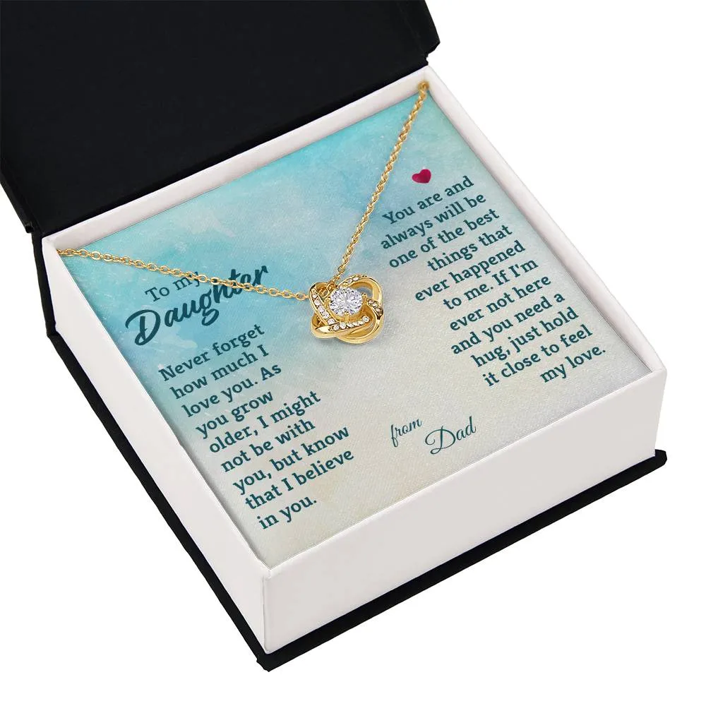 To My Daughter Necklace from Dad, The Best Things That Ever Happened to Me