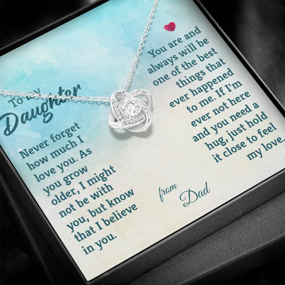 To My Daughter Necklace from Dad, The Best Things That Ever Happened to Me