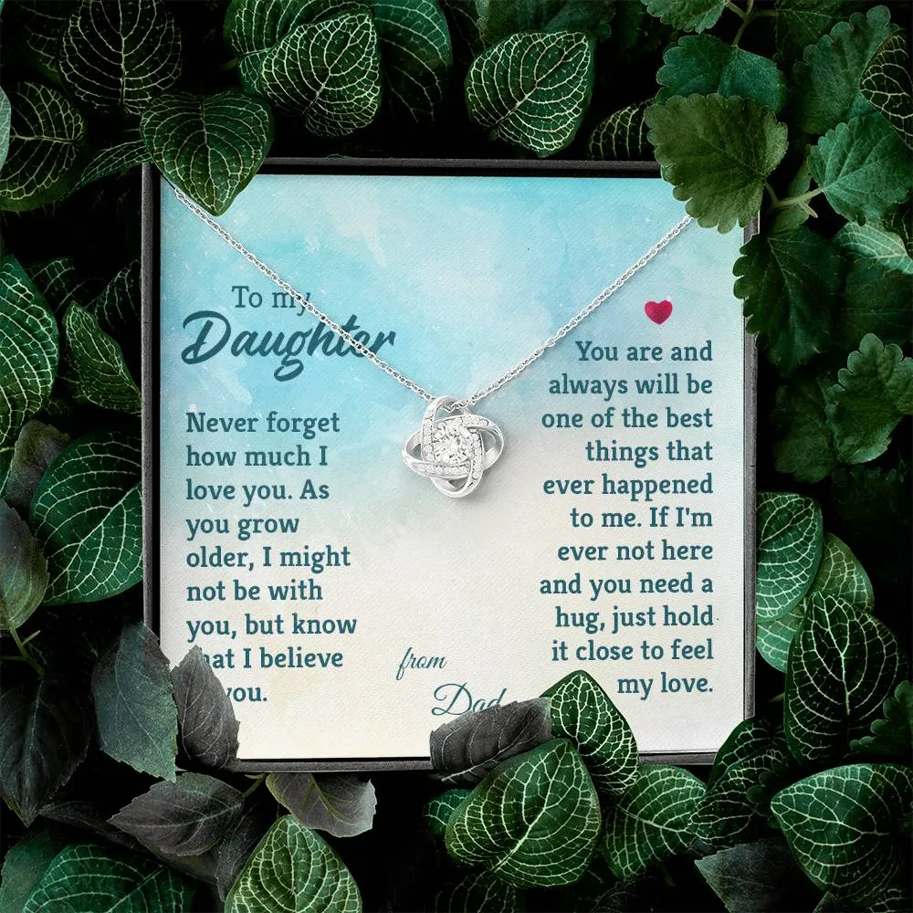 To My Daughter Necklace from Dad, The Best Things That Ever Happened to Me