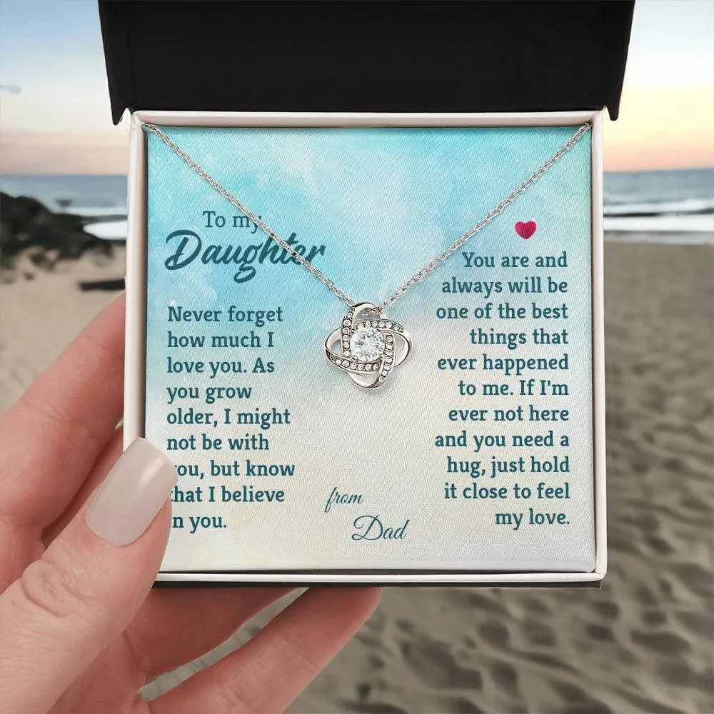 To My Daughter Necklace from Dad, The Best Things That Ever Happened to Me