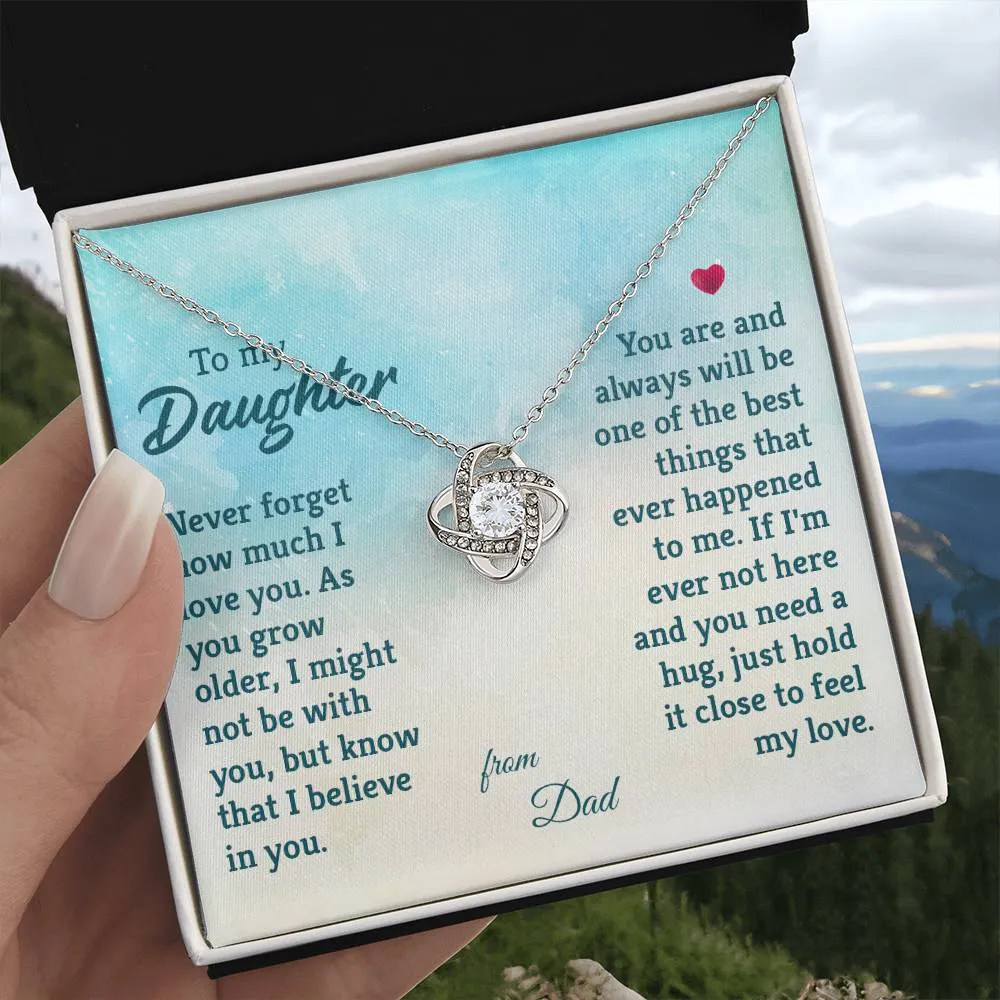 To My Daughter Necklace from Dad, The Best Things That Ever Happened to Me