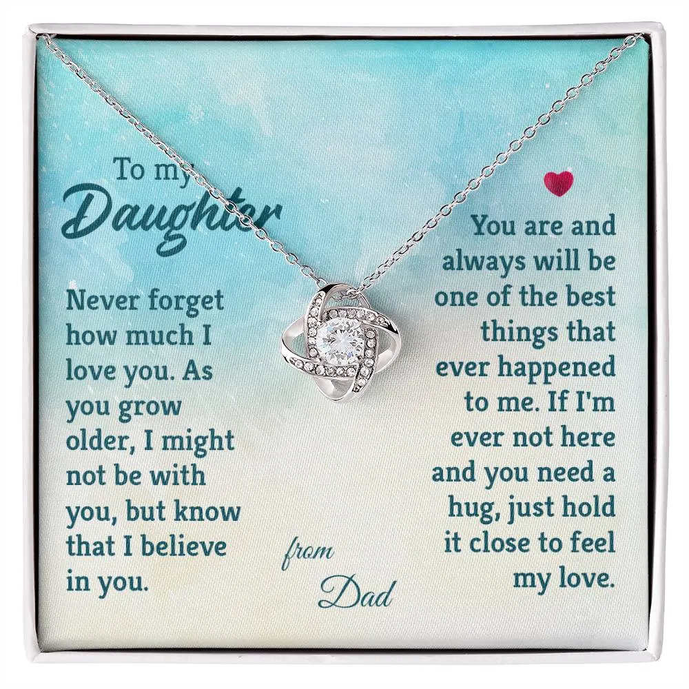 To My Daughter Necklace from Dad, The Best Things That Ever Happened to Me